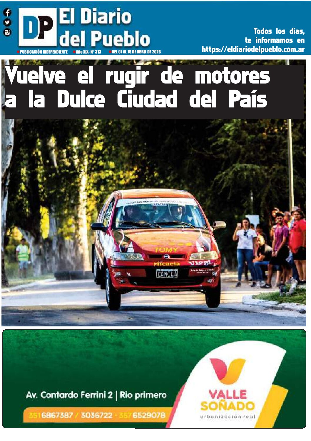 El Diario del Pueblo Nº 313 – 1ª quincena de abril de 2023