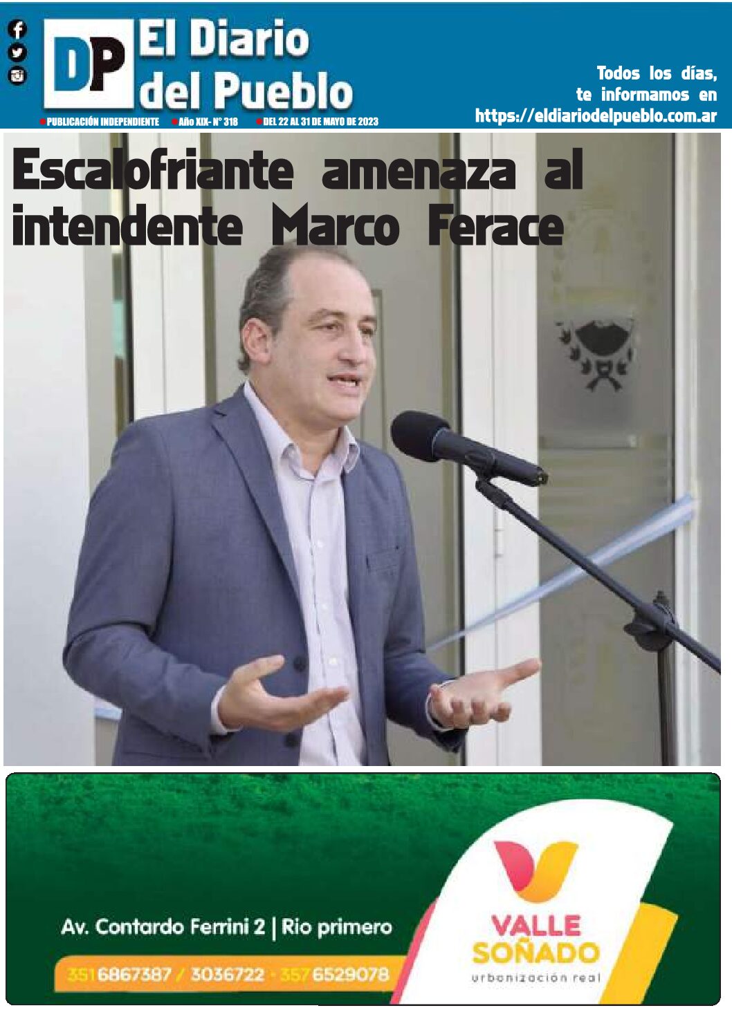 El Diario del Pueblo Nº 318- 4ª semana de Mayo 2023